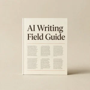 AI Writing Field Guide