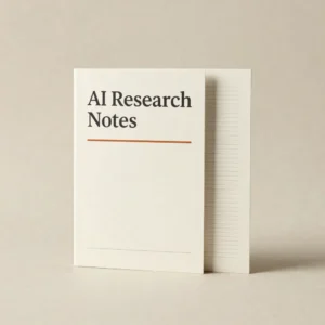 AI Research Notes